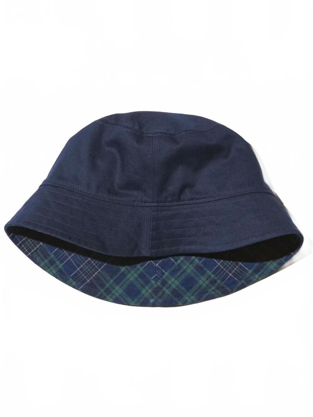 Uniqlo UV Protection Reversible Bucket Hat NWT Blue Mens